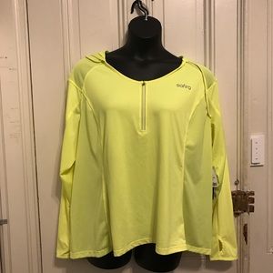 Plus size activewear hoodie
